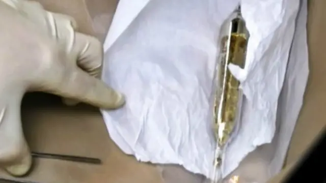 Ампула с радиоактивным цезием