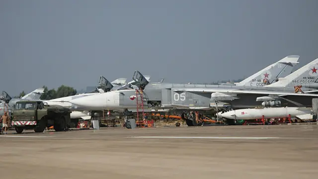 На российской авиабазе в Сирии