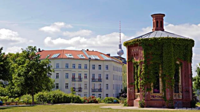 塗鴉藝術家在柏林的一個公園留下他們的印記(圖片來源:Joe Baur)