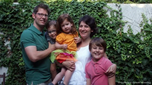丹妮爾·哈梅林和她的家人。（丹妮爾·哈梅林友情提供。）