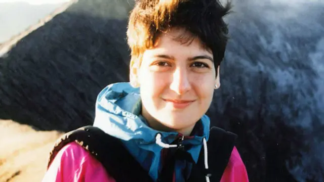 丹妮爾·哈梅林（Danielle Harmeling）在印尼東爪哇省婆羅摩火山（圖片來源：丹妮爾·哈梅林友情提供。）