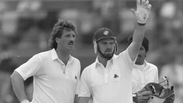 گیٹنگ اور بوتھم پاکستان کے خلاف 1987 کی سیریز میں اول کرکٹ گراونڈ پر پانچویں اور آخری ٹیسٹ میچ میں