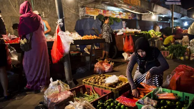 Un mercado en Yakarta