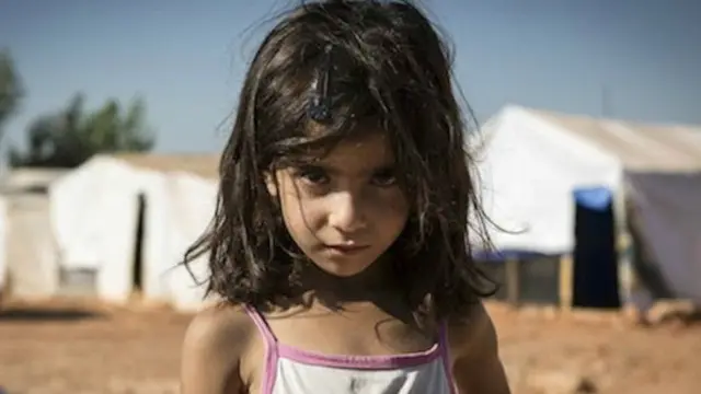 Фотография сирийской девочки