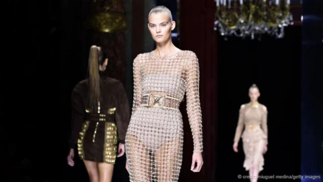 11 月份，巴尔曼（Balmain）将与高街时尚巨头 H&M 合作推出时装系列（图片来源：Miuguel Medina/Getty Images)