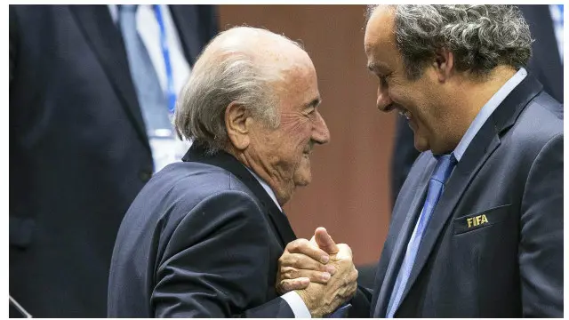 Cả hai ông Blatter và Platini đều đang chịu lệnh cấm cùng với Tổng thư ký của Fifa.