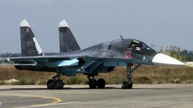 Chiến đấu cơ Su 34 của Nga