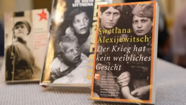 Sách đã dịch ra tiếng Đức của bà Svetlana Alexievich