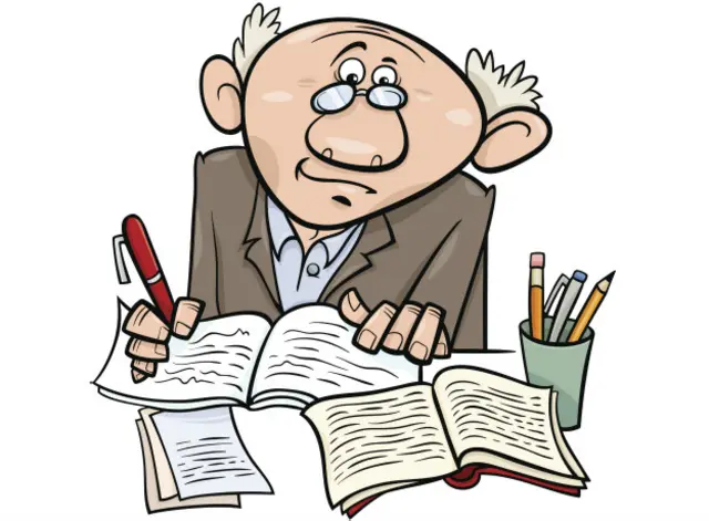 Пожилой ученый