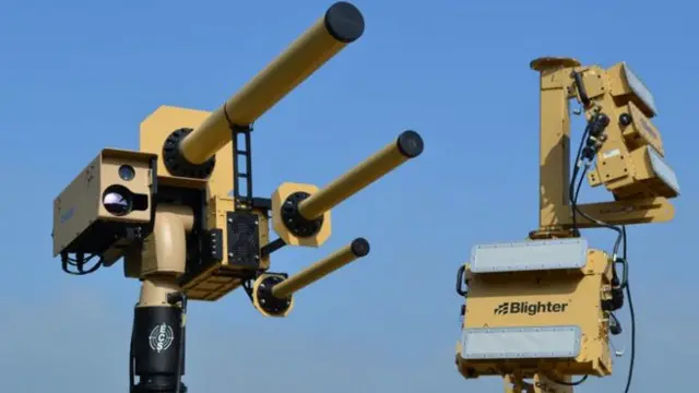 الجهاز بإمكانه تدمير الطائرات بلا طيار