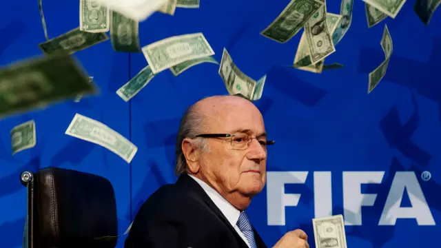 Presiden FIFA Sepp Blatter telah diskors dari semua kegiatan persepakbolaan selama sembilan puluh hari.