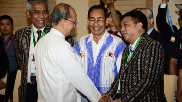 缅甸总统吴登盛曾邀请十五个少数族裔反叛武装及民兵组织和谈