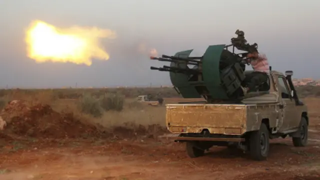 Imagen de la guerra en Siria.