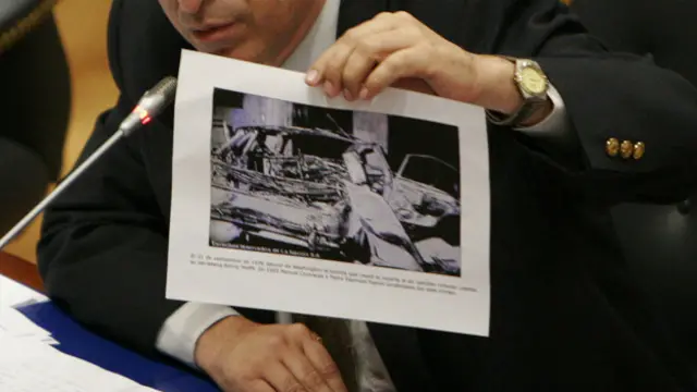 Foto del atentado contra Orlando Letelier