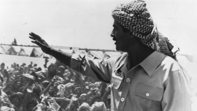 Səddam Hüseyn İran-İraq müharibəsinin başlanğıcında. Səkkiz illik müharibə 1 milyonadək insanın həyatına son qoyub