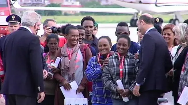 اریٹریا کے باشندوں کی منتقلی سے قبل ان کی رجسٹریشن ہوئی، انگوٹھوں کے نشانات اور سکرینگ کی گئی