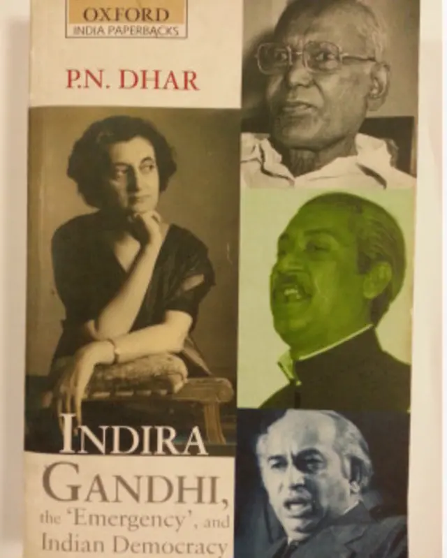 पीएन धर की क़िताब