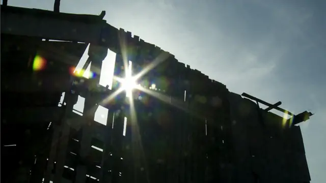 Разваленный сарай