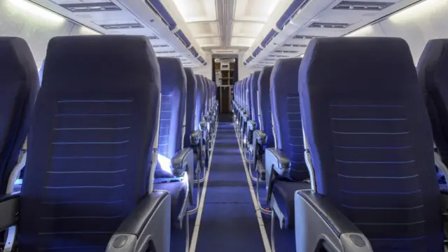 Cabina de un avión