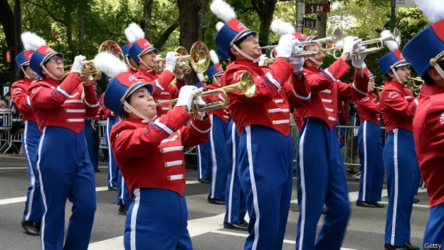 En ciudades como Boston o Nueva York se organizan coloridos desfiles el Día de Colón.