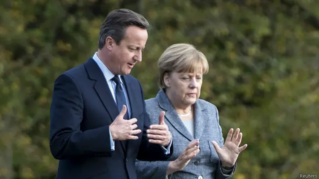Дэвид Кэмерон и Ангела Меркель