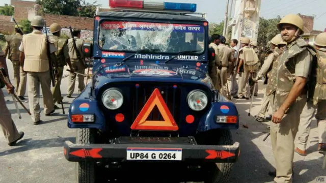 मैनपुरी में बवाल