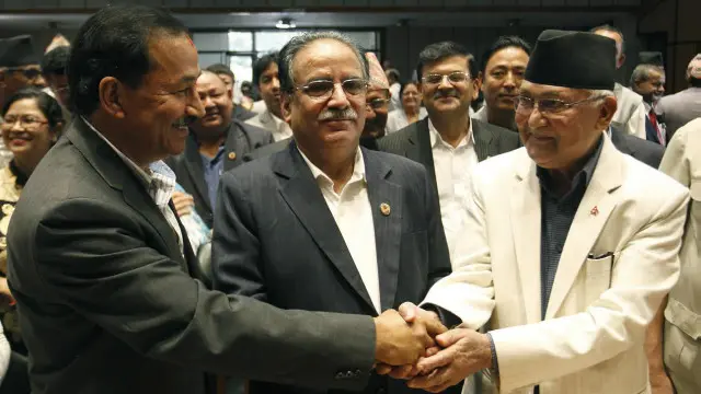 नेकपा एमालेलाई एकीकृत माओवादी, राप्रपा नेपालसहित दर्जन भन्दा बढी साना दलको समर्थन रहेको थियो