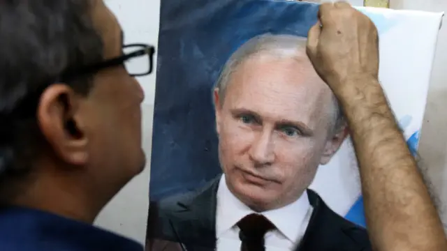 Cuadro de Vladimir Putin