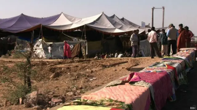 भारत में पाकिस्तानी शरणार्थियों का कैंप