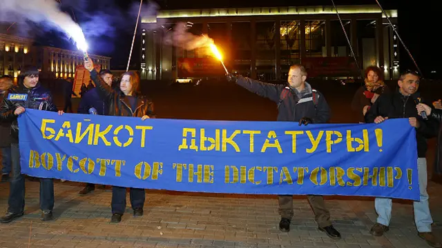 Акция белорусской оппозиции