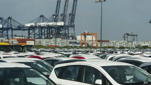 Autos para exportación en México