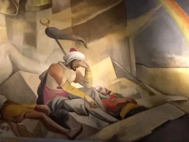 記者以前拍攝的壁畫