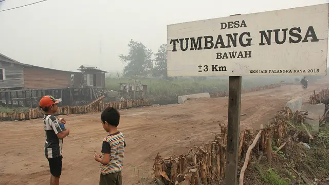 anak-anak di Tumbang Nusa