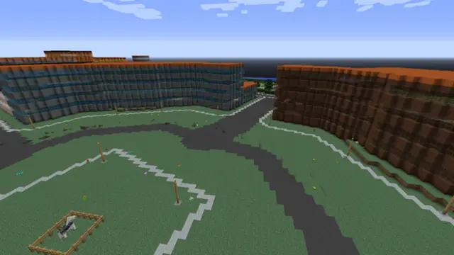 Así luce un pedacito de Dinamarca en Minecraft.