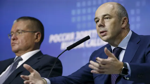 Алексей Улюкаев и Антон Силуанов