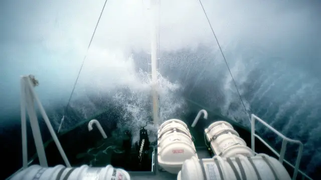 يوم معتاد في حياة البحارة في المحيط المتجمد الجنوبي