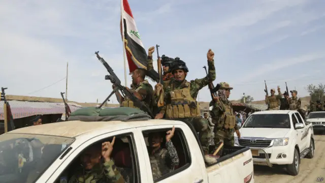 Lực lượng Iraq được Mỹ trợ giúp chống IS