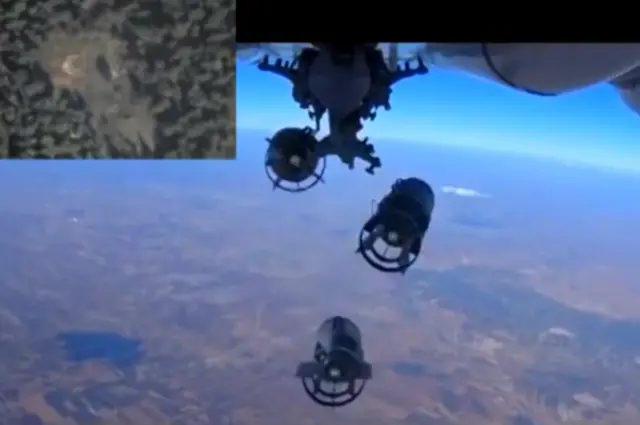 Российский авиаудар в Сирии