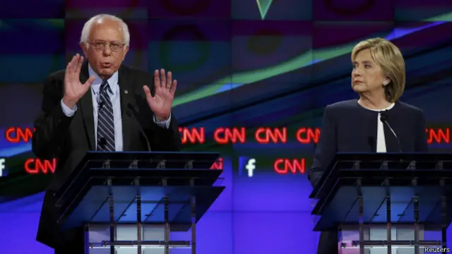 Сандерс и Клинтон