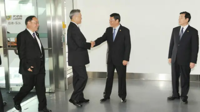 台灣陸委會主委夏立言周二(13日)抵達廣州進行為期三天的參訪,和中國國台辦主任張志軍進行「夏張二會」。