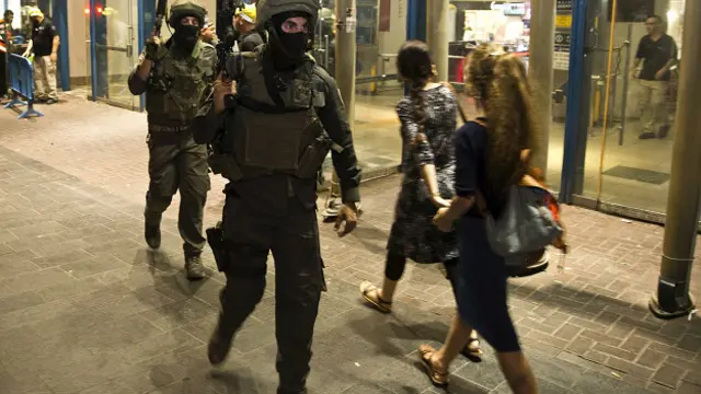 У центрального автовокзала в Иерусалиме