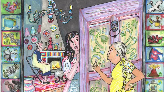 Ilustración del Cuento a 13 voces