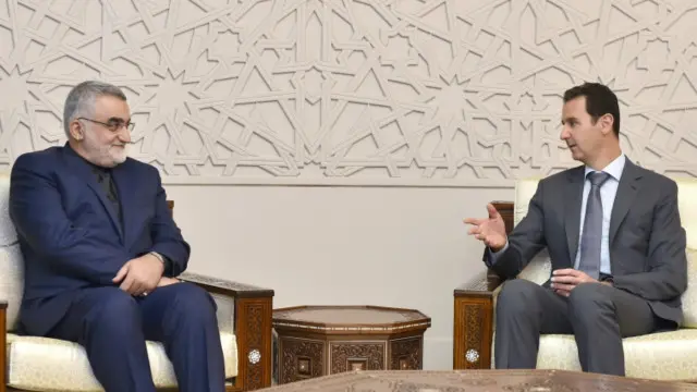علاءالدین بروجردی صبح پنجشنبه با بشار اسد دیدار کرده است