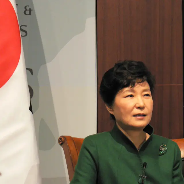 韓國總統朴槿惠(BBC中文網照片)