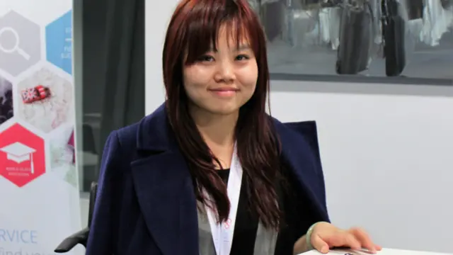 正在修读创新市场研究硕士的鲍同学