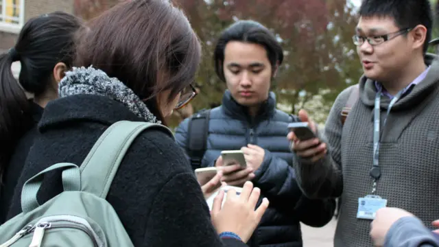 在英国留学的中国留学生