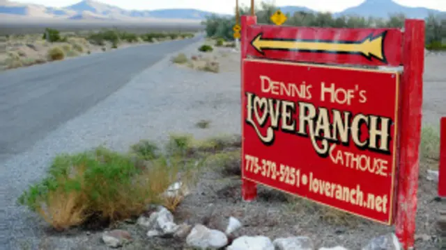 Lamar Odom fue hallado inconsciente en este burdel en Las Vegas.