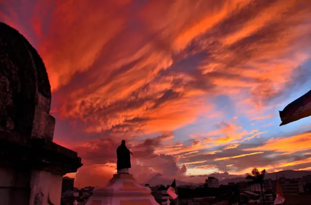 Foto de un lector de BBC Mundo por el tema "nubes"