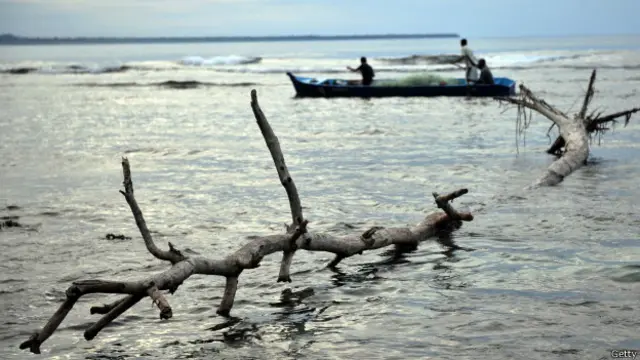 La pesca es la actividad principal en Limón, en la costa caribeña de Costa Rica.