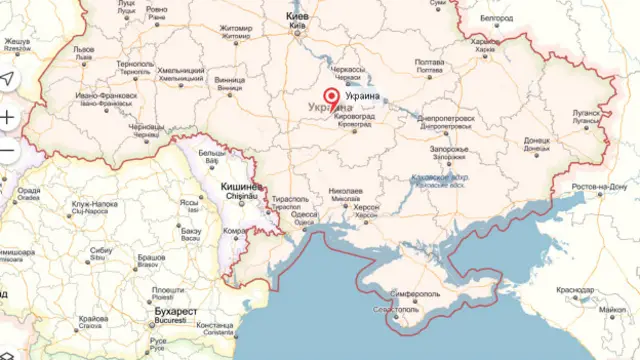 Карта Украины